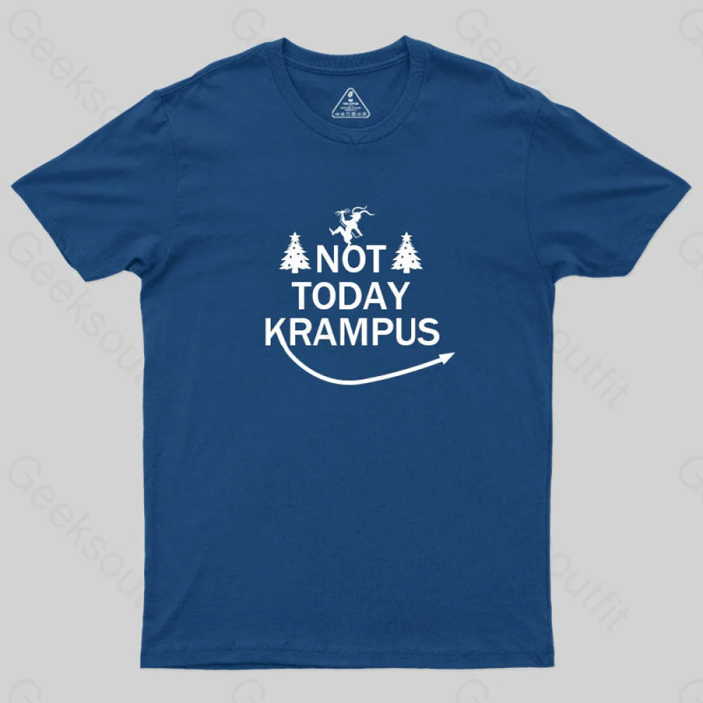 Not Today Krampus T-Shirt Navy / S