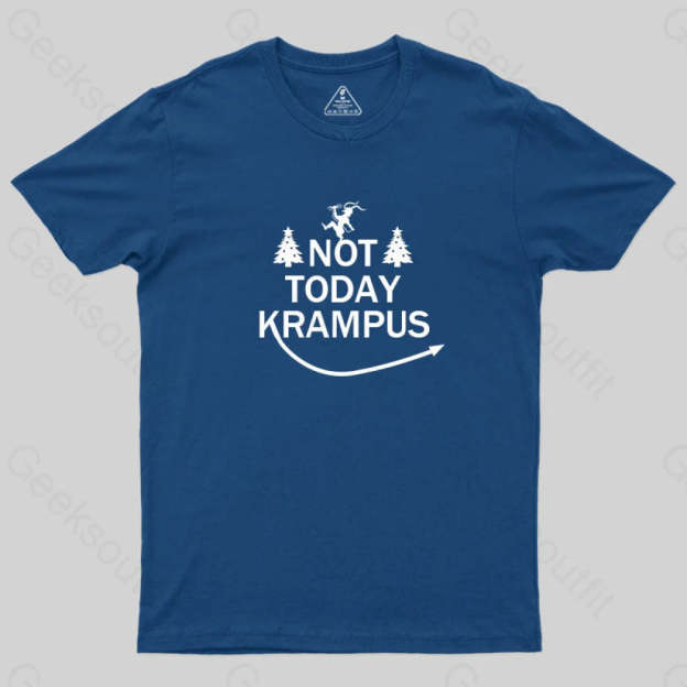 Not Today Krampus T-Shirt Navy / S