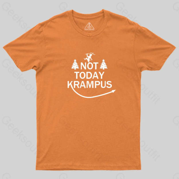 Not Today Krampus T-Shirt Orange / S