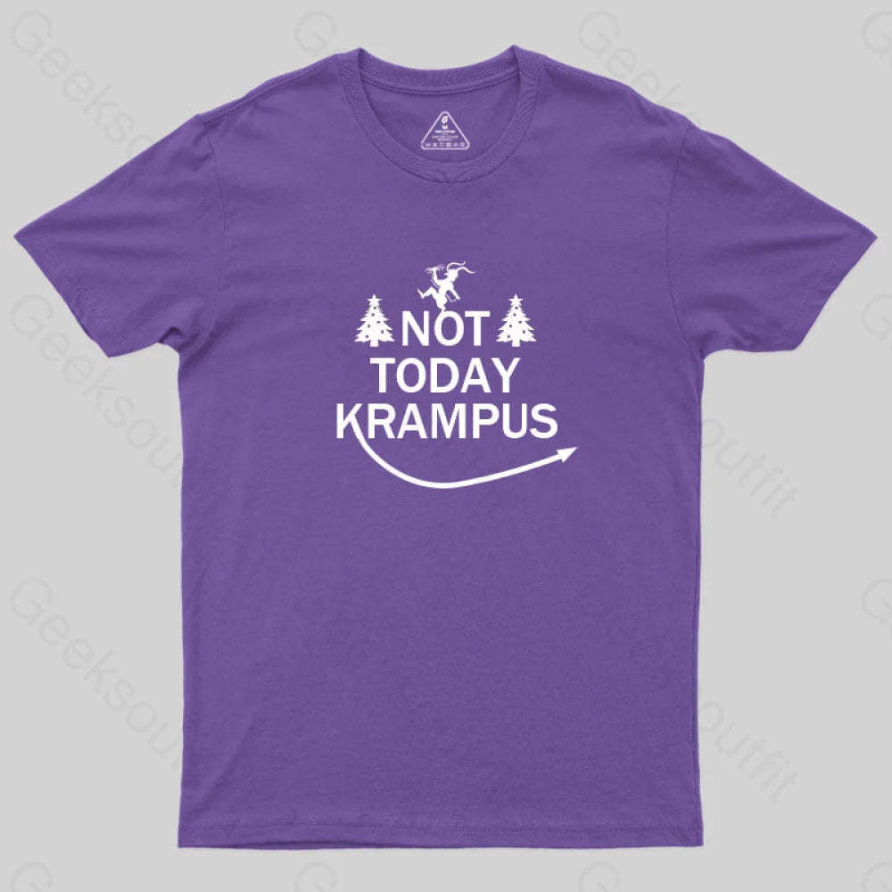 Not Today Krampus T-Shirt Purple / S