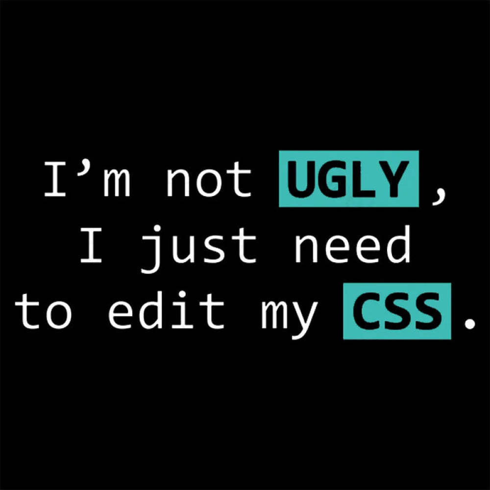 Not Ugly Geek T-Shirt