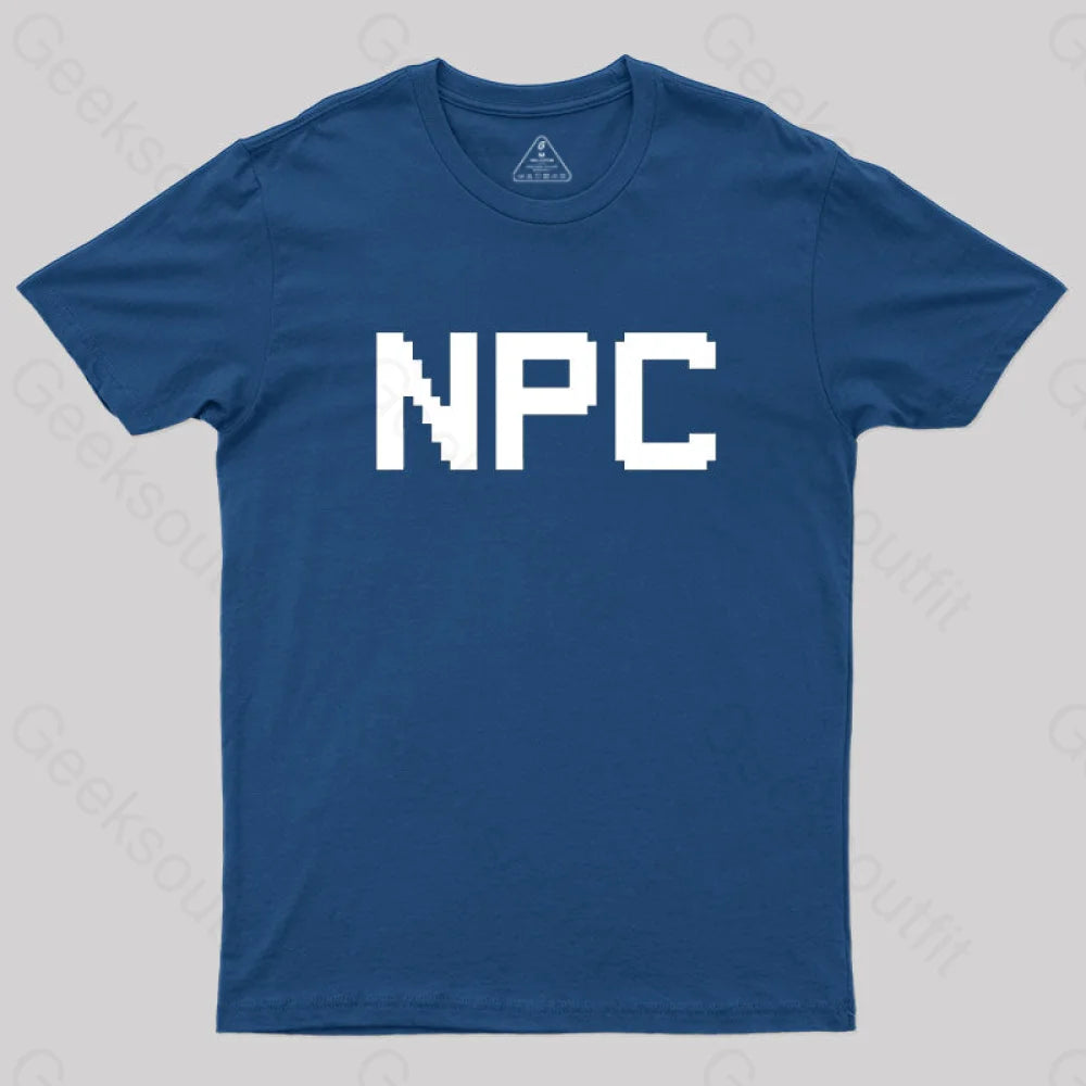 Npc Non Player Character T-Shirt Navy / S