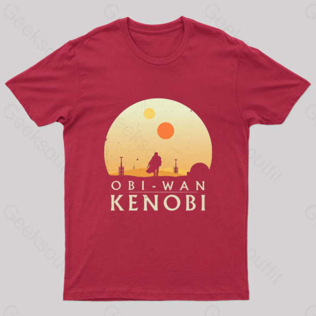 Obi-Wan Kenobi Nerd T-Shirt Red / S