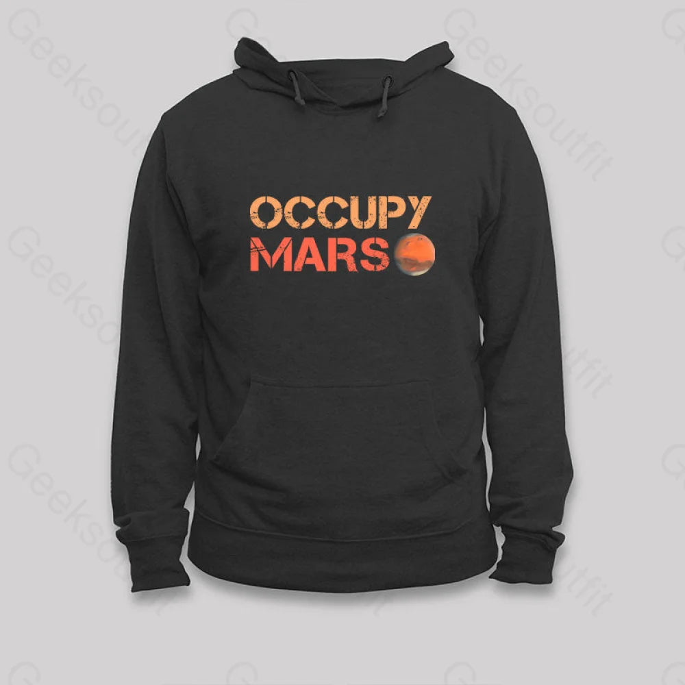 Occupy Mars Hoodie Black / S