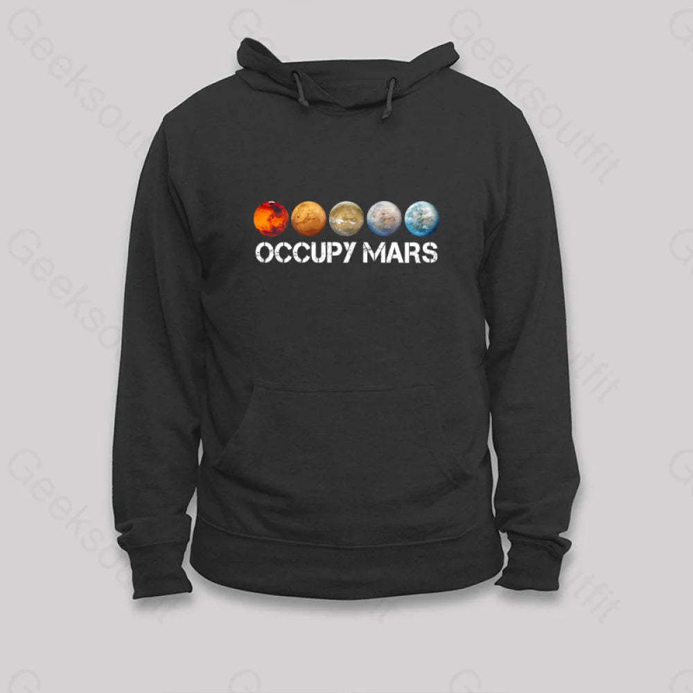 Occupy Mars Terraform Classic Hoodie Black / S