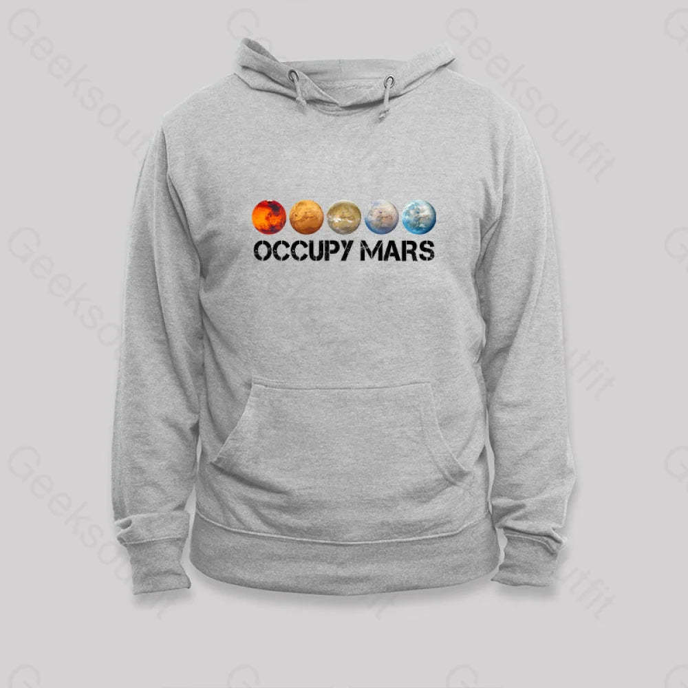 Occupy Mars Terraform Classic Hoodie Grey / S
