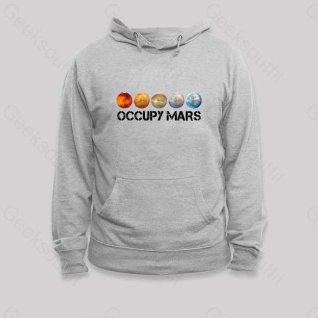 Occupy Mars Terraform Classic Hoodie Grey / S