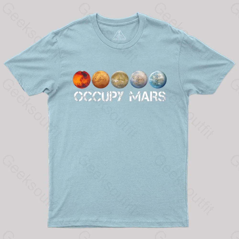 Occupy Mars Terraform Classic T-Shirt - Geeksoutfit