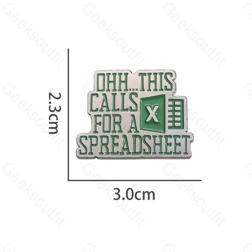 Office Software Logo Pins