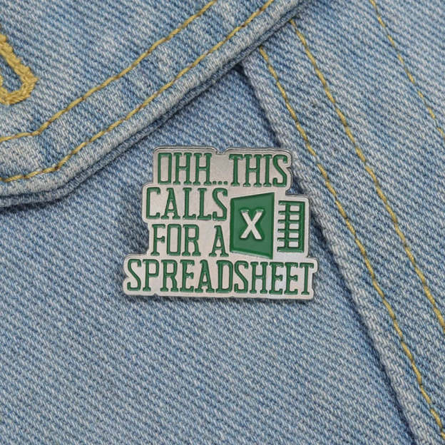 Office Software Logo Pins