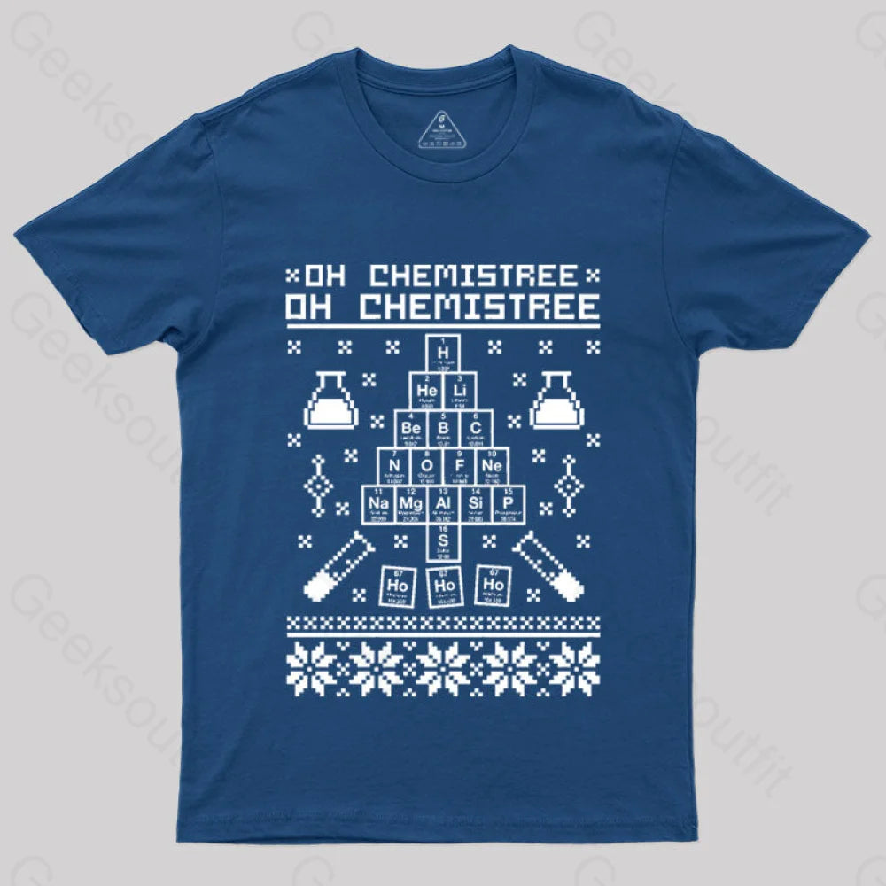 Oh Chemistree T-Shirt Navy / S