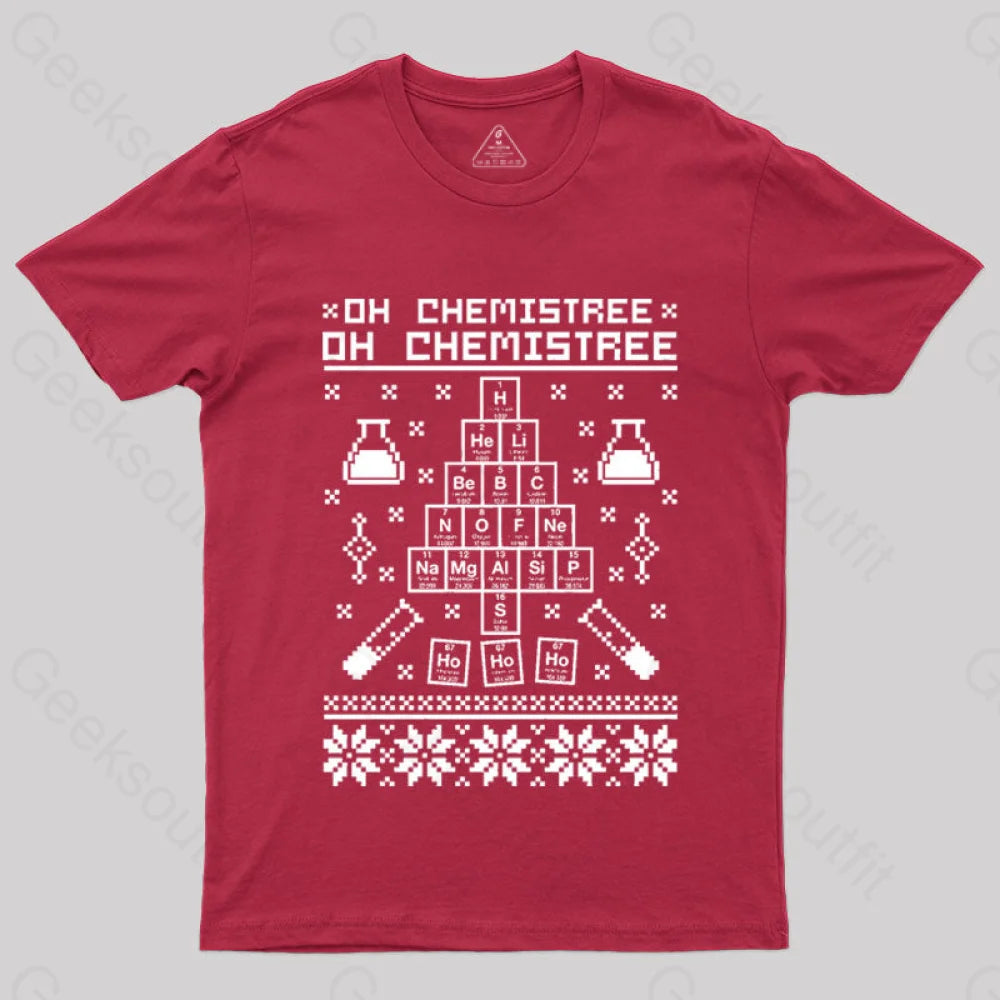 Oh Chemistree T-Shirt Red / S