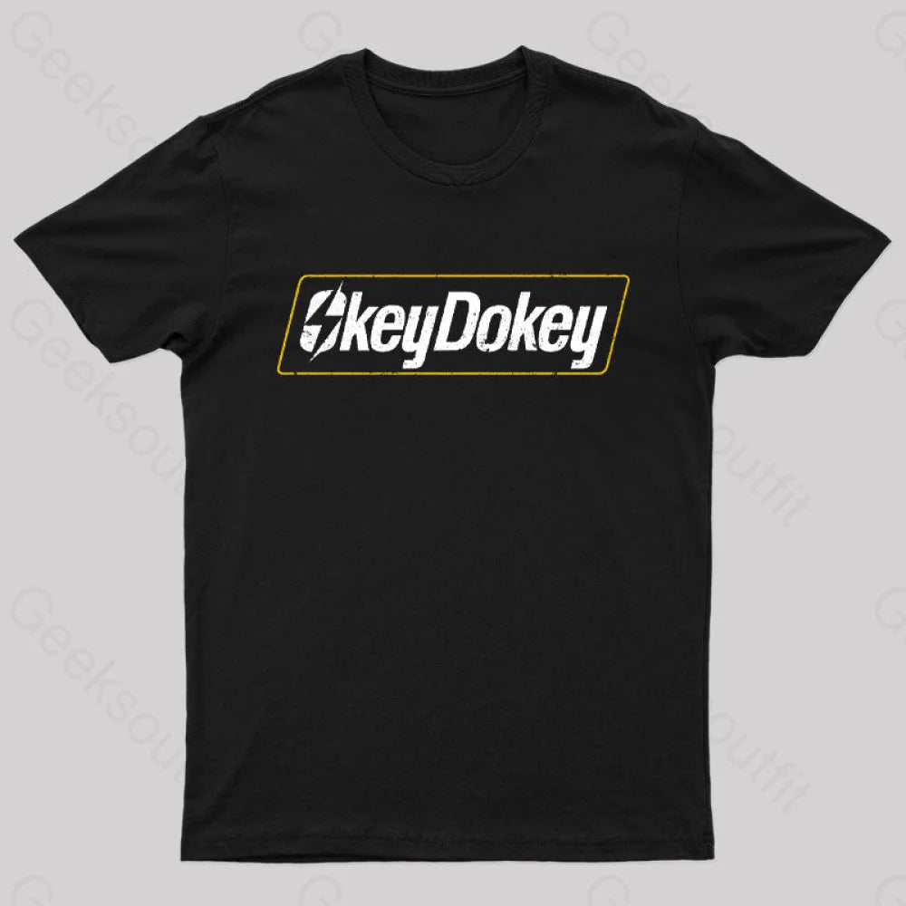 Okey Dokey Geek T-Shirt Black / S