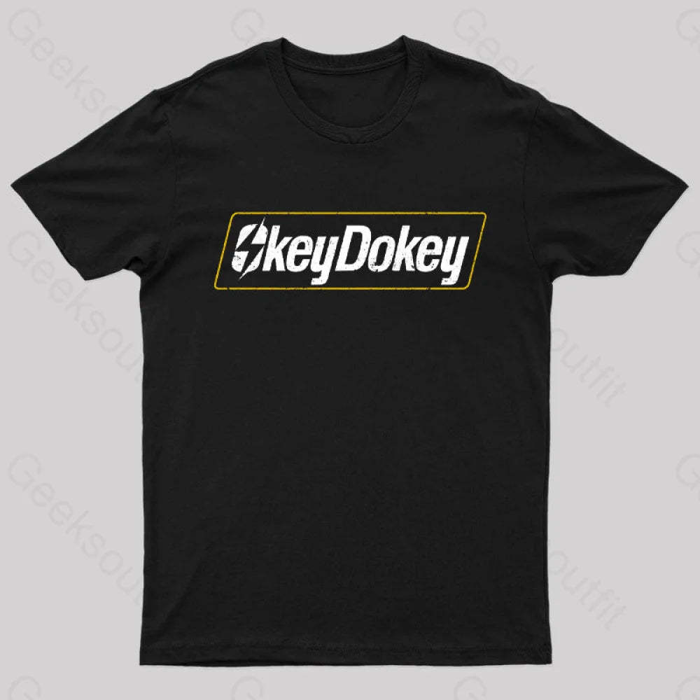 Okey Dokey Geek T-Shirt Black / S
