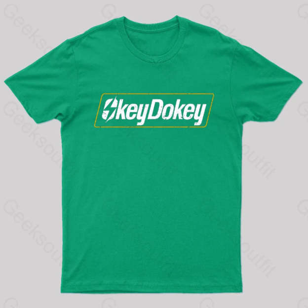 Okey Dokey Geek T-Shirt Green / S
