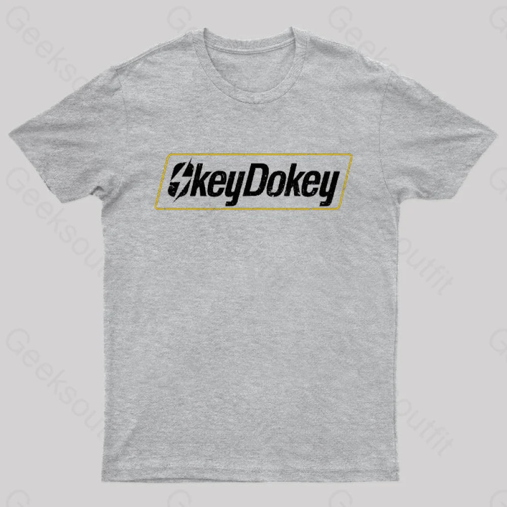 Okey Dokey Geek T-Shirt Grey / S