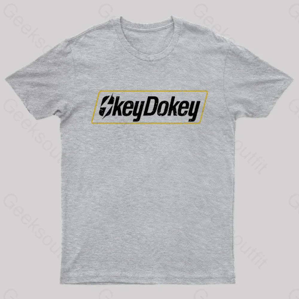 Okey Dokey Geek T-Shirt Grey / S