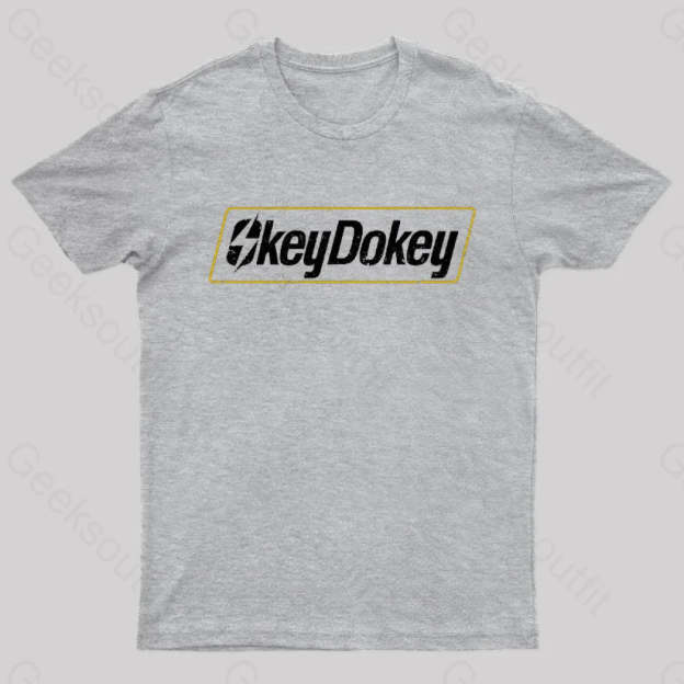 Okey Dokey Geek T-Shirt Grey / S