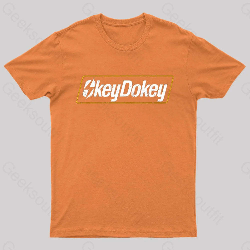 Okey Dokey Geek T-Shirt Orange / S