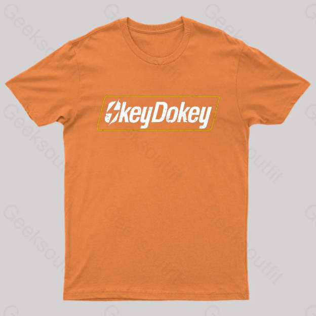 Okey Dokey Geek T-Shirt Orange / S