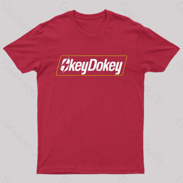 Okey Dokey Geek T-Shirt Red / S