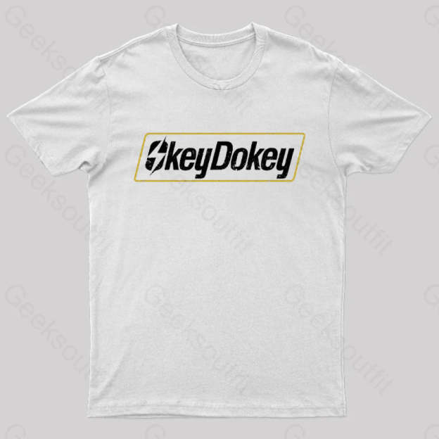 Okey Dokey Geek T-Shirt White / S