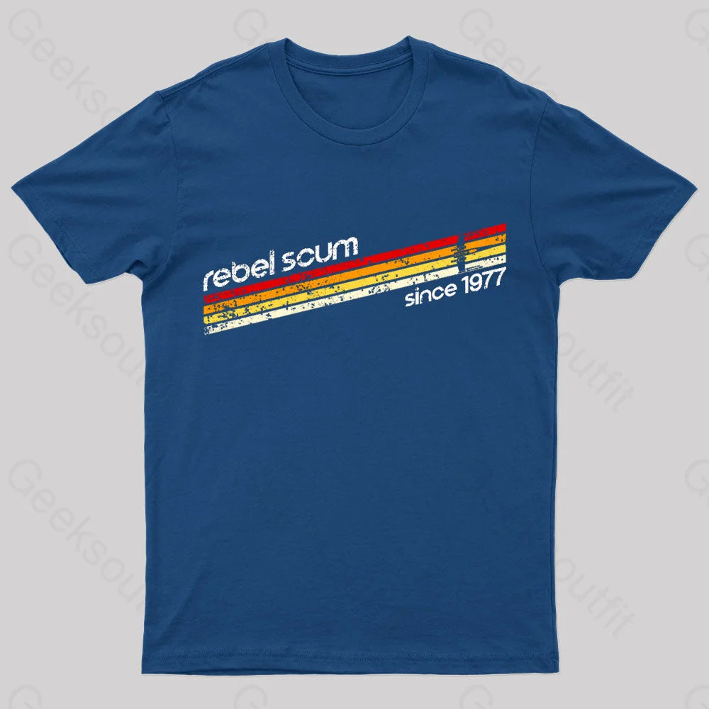 Old School Scum Geek T-Shirt Navy / S