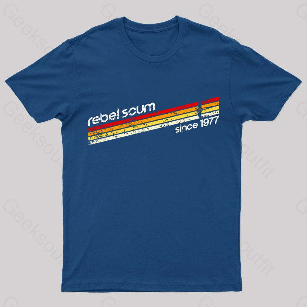 Old School Scum Geek T-Shirt Navy / S
