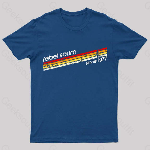 Old School Scum Geek T-Shirt Navy / S