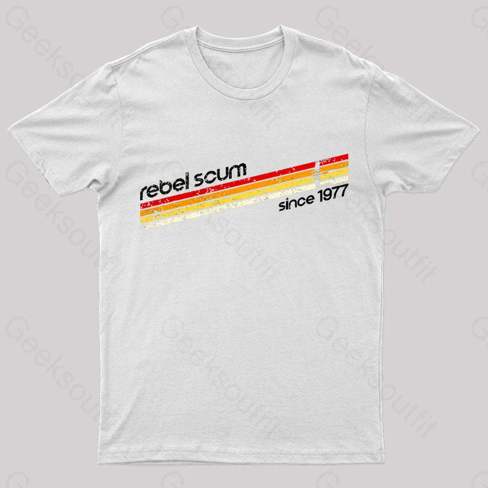Old School Scum Geek T-Shirt White / S