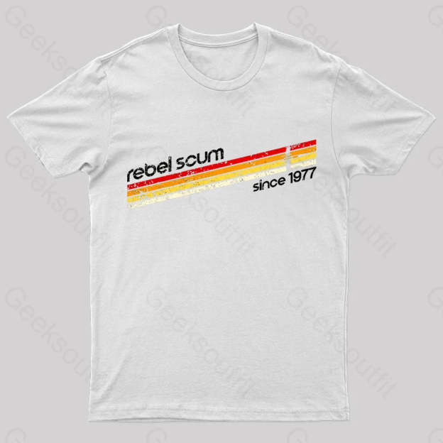 Old School Scum Geek T-Shirt White / S