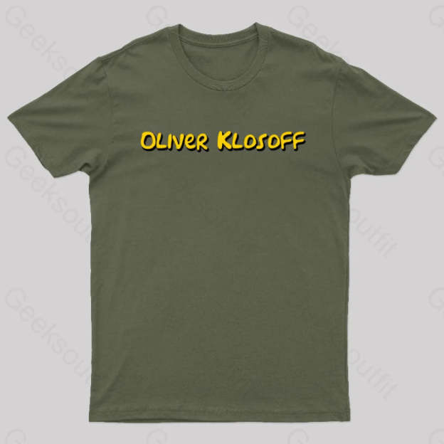 Oliver Klosoff Geek T-Shirt Army Green / S