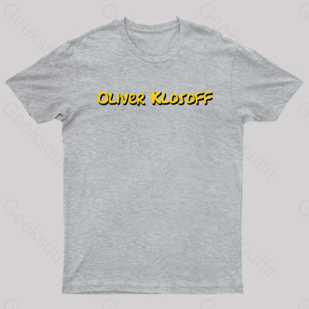 Oliver Klosoff Geek T-Shirt Grey / S