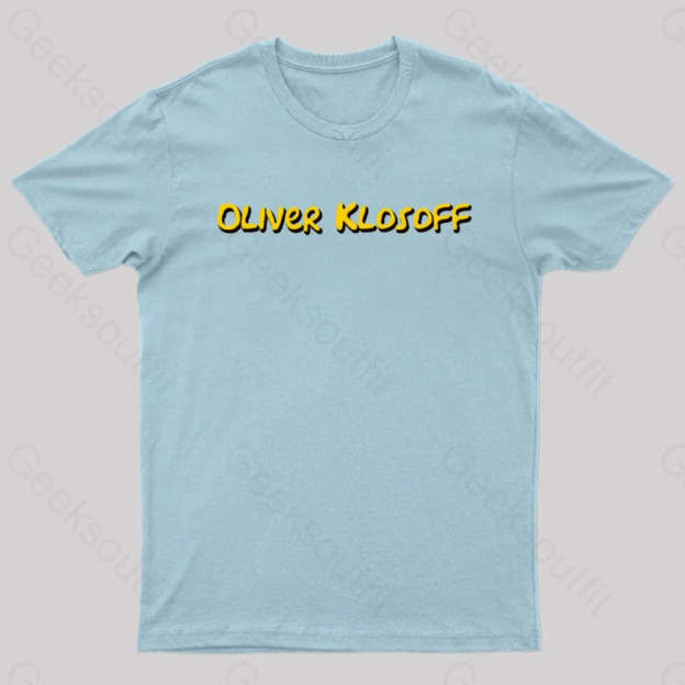 Oliver Klosoff Geek T-Shirt Light Blue / S
