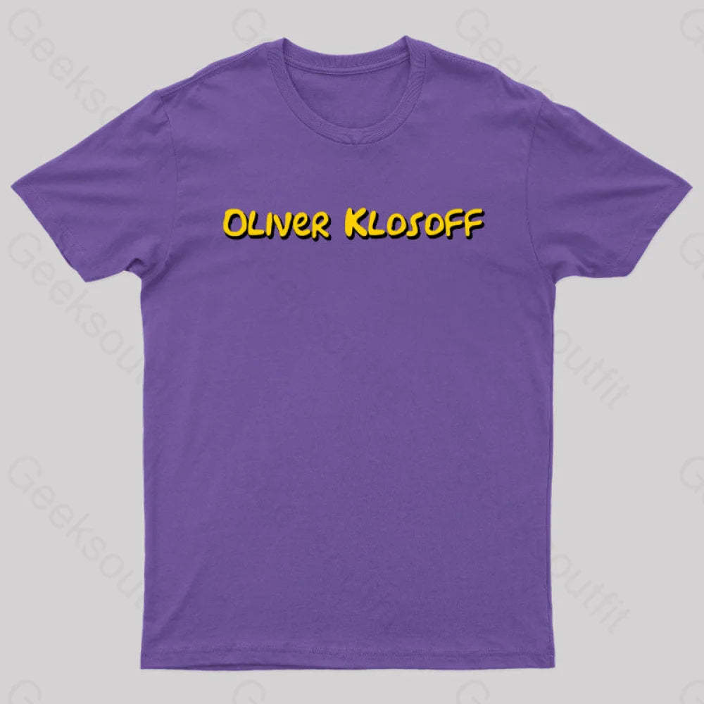 Oliver Klosoff Geek T-Shirt Purple / S