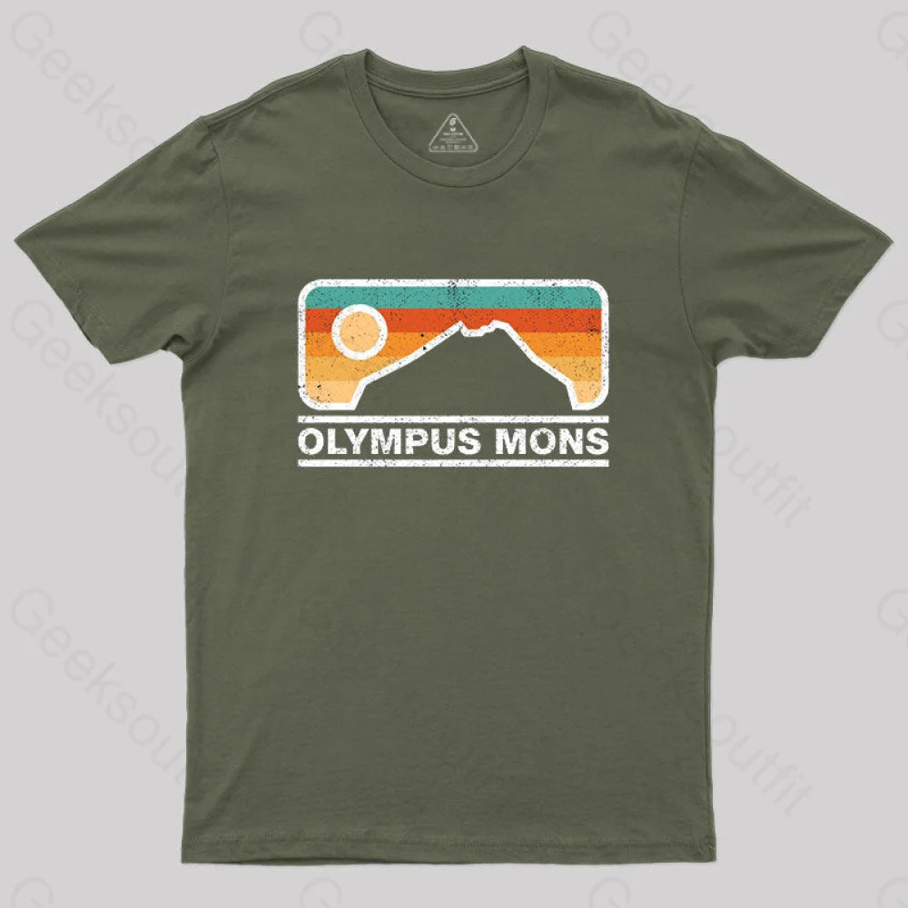 Olympus Mons Mars T-Shirt Army Green / S