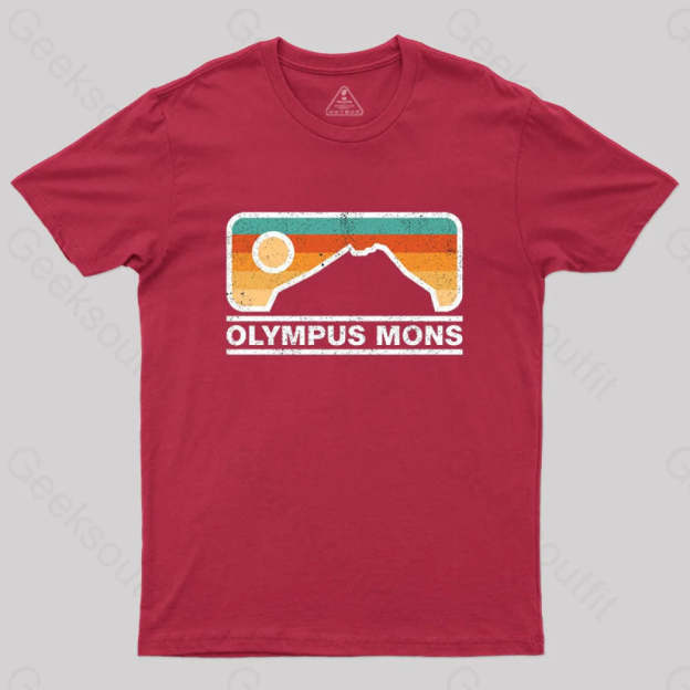 Olympus Mons Mars T-Shirt Red / S