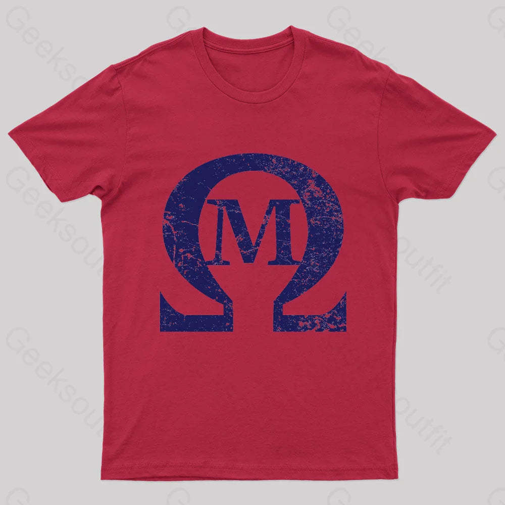 Omega Mu Nerd T-Shirt Red / S