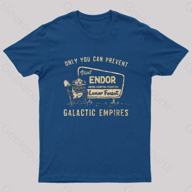 Only You Can Prevent Galactic Empires T-Shirt Navy / S