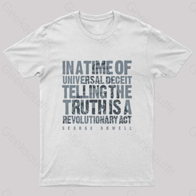Orwellian Truth T-Shirt White / S