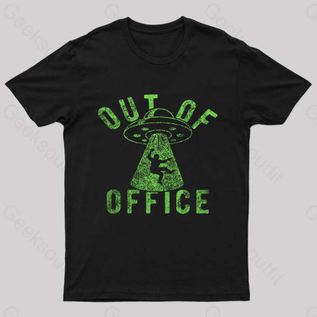 Out Of Office Geek T-Shirt Black / S