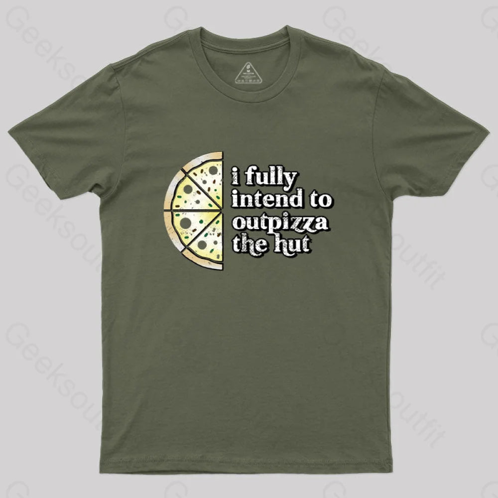 Out-Pizza’d T-Shirt Army Green / S