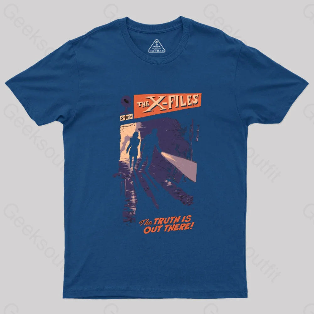 Out There X Files T-Shirt Navy / S