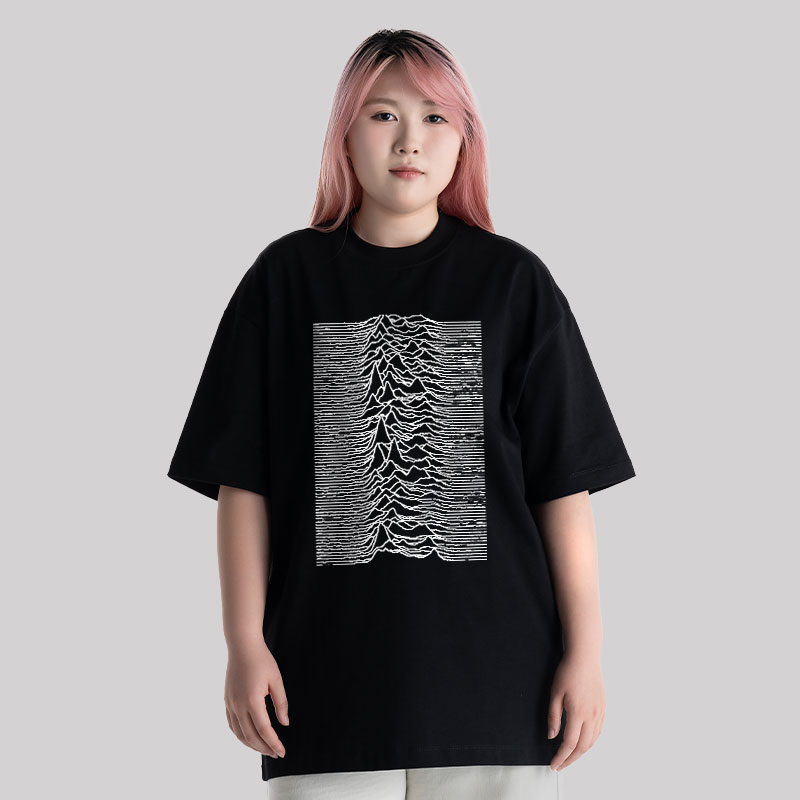 Unknown Pleasures Unisex Oversized T-shirt