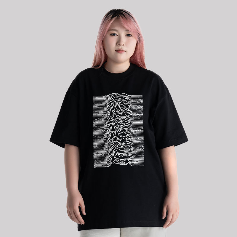 Unknown Pleasures Unisex Oversized T-shirt