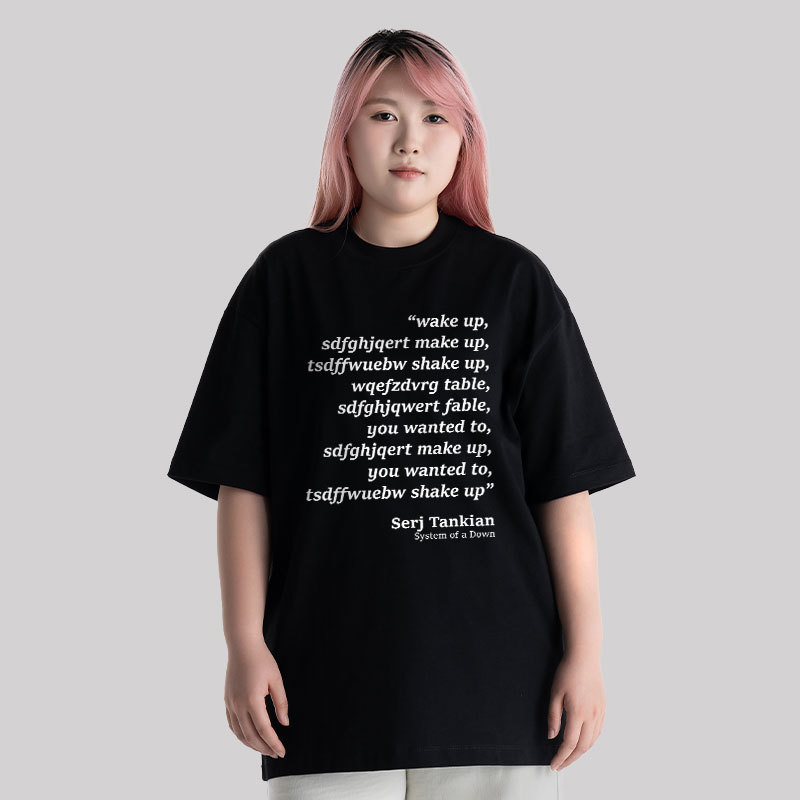 Wake Up Unisex Oversized T-shirt