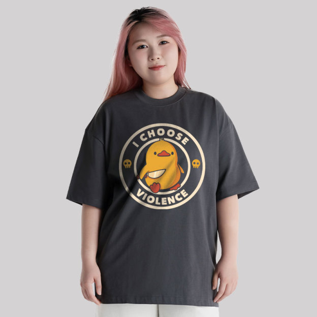 I Choose Violence Unisex Oversized T-shirt