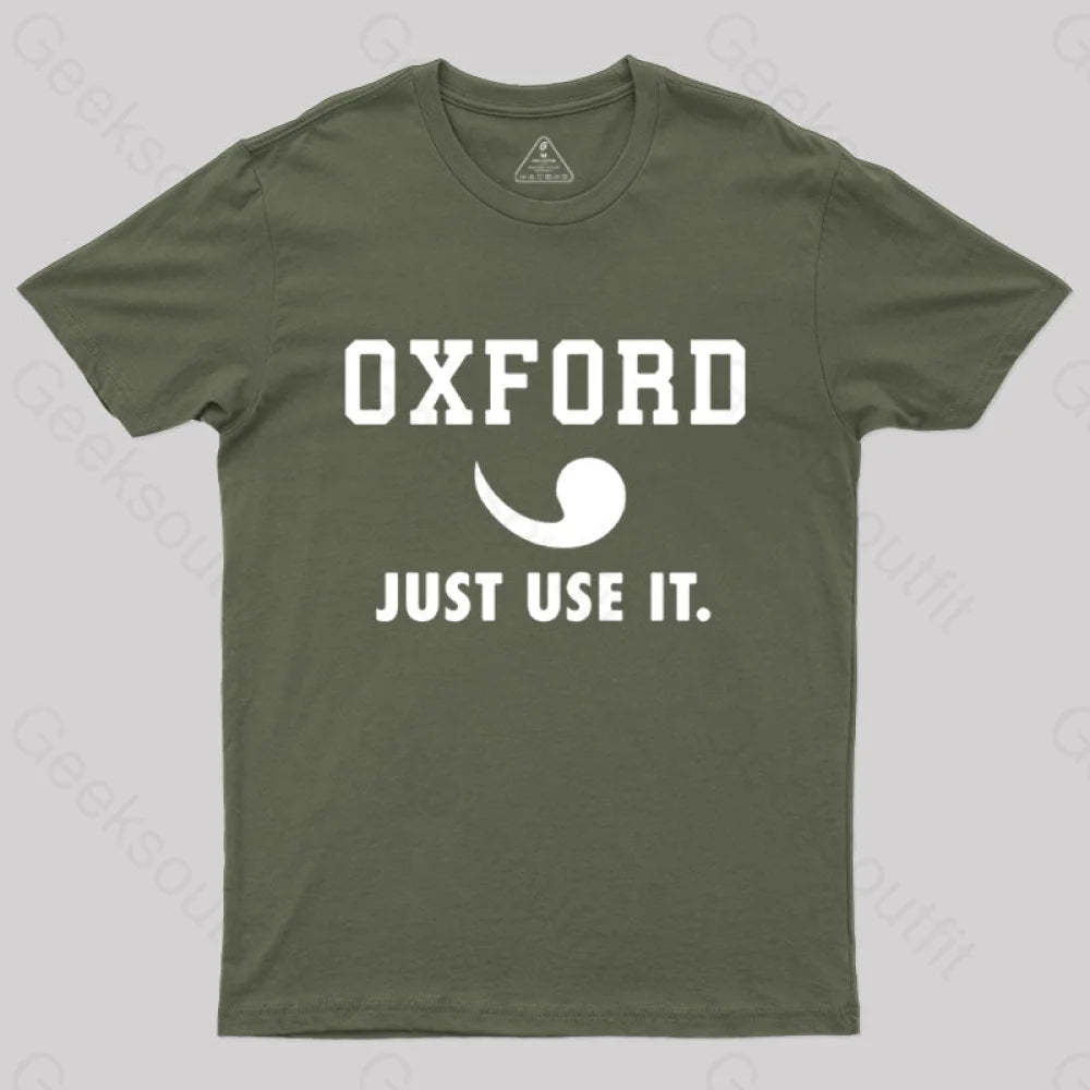 Oxford Comma Sportswear Ii T-Shirt Army Green / S
