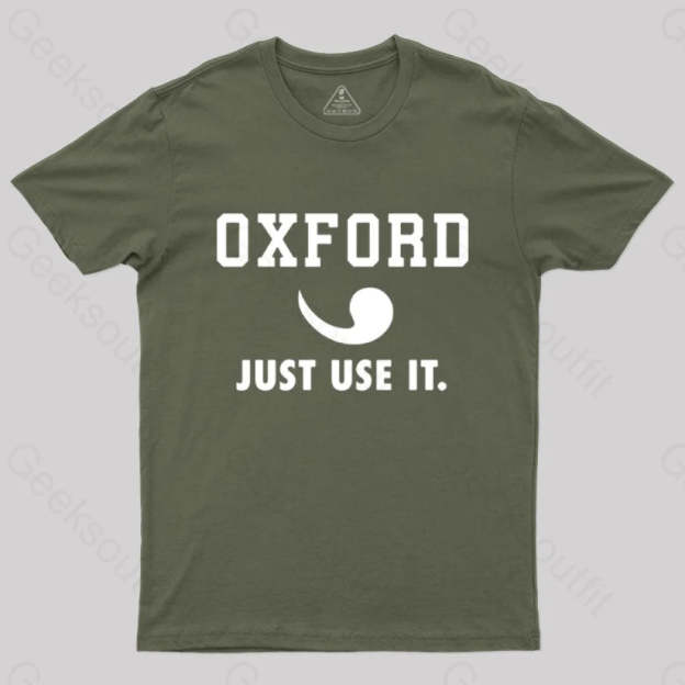 Oxford Comma Sportswear Ii T-Shirt Army Green / S