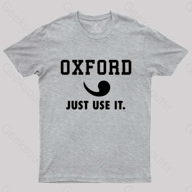 Oxford Comma Sportswear Ii T-Shirt Grey / S